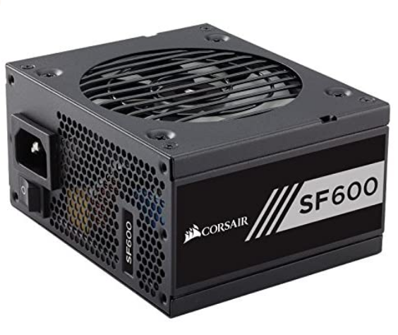 Corsair SF Series, SF600, 600 Watt, Fully Modular Power Supply, 80+ Gold Certifi...
